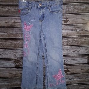 BONGO JEANS WITH BEAUTIFUL BUTTERFLY EMBROIDERY